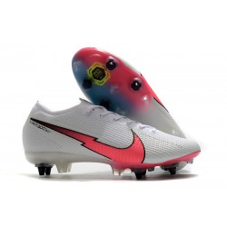 Nike Mercurial Vapor XIII Elite SG Anti Clog Blanc Rouge Bleu