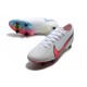 Nike Mercurial Vapor XIII Elite SG Anti Clog Blanc Rouge Bleu