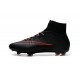 Crampon Chaussure Meilleur Nike Mercurial Superfly 4 FG Noir Rouge