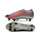 Nike Mercurial Vapor XIII Elite SG Anti Clog Gris Noir Rouge