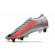 Nike Mercurial Vapor XIII Elite SG Anti Clog Gris Noir Rouge