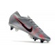 Nike Mercurial Vapor XIII Elite SG Anti Clog Gris Noir Rouge