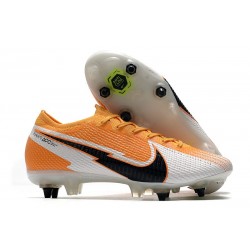 Nike Mercurial Vapor XIII Elite SG Anti Clog Orange Laser Noir Blanc