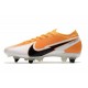 Nike Mercurial Vapor XIII Elite SG Anti Clog Orange Laser Noir Blanc