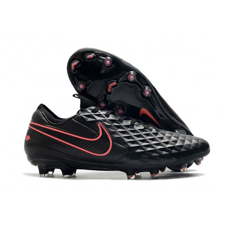 Chaussure Nike Tiempo Legend 8 Elite FG ACC Noir Rose