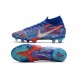 Nike Mercurial Superfly 7 Elite FG Sancho SE11 Bleu Rouge Argent