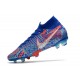 Nike Mercurial Superfly 7 Elite FG Sancho SE11 Bleu Rouge Argent