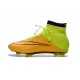 Crampon Chaussure Meilleur Nike Mercurial Superfly 4 FG Cuir Jaune Volt