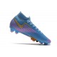 Nike Mercurial Superfly 7 Elite FG ACC Bleu Rose Or