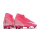 Nike Mercurial Superfly 7 Elite FG ACC x Mbappe Rose Blanc Noir