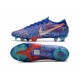 Nike Mercurial Vapor XIII Elite FG Sancho Bleu Blanc Vert Noir