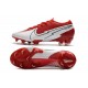 Crampon Nike Mercurial Vapor 13 Elite FG Rouge Blanc