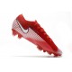 Crampon Nike Mercurial Vapor 13 Elite FG Rouge Blanc