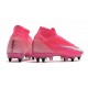 Nike Mercurial Superfly 7 Elite SG-Pro x Mbappe Rose Blanc Noir