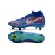 Nike Mercurial Superfly 7 Elite SG-Pro Sancho Bleu Blanc Vert Noir