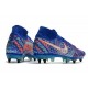 Nike Mercurial Superfly 7 Elite SG-Pro Sancho Bleu Blanc Vert Noir