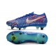 Nike Mercurial Vapor XIII Elite SG Sancho Bleu Blanc Vert Noir