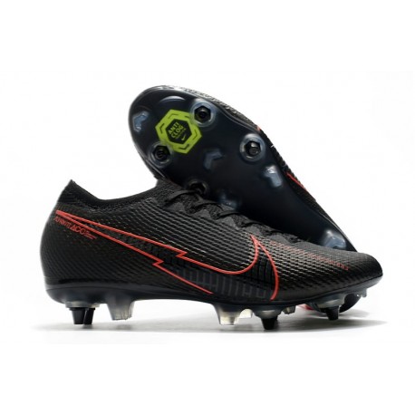 Nike Mercurial Vapor XIII Elite SG Anti Clog Noir Rouge