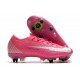 Nike Mercurial Vapor XIII Elite SG Anti Clog x Mbappe Rose Blanc Noir