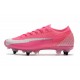 Nike Mercurial Vapor XIII Elite SG Anti Clog x Mbappe Rose Blanc Noir