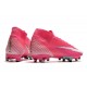 Nike Mercurial Superfly 7 Elite DF AG-Pro x Mbappe Rose Blanc Noir