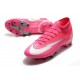 Nike Mercurial Superfly 7 Elite DF AG-Pro x Mbappe Rose Blanc Noir