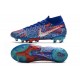 Nike Mercurial Superfly 7 Elite DF AG-Pro Sancho Bleu Blanc Vert Noir