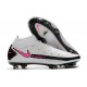 Chaussures Nike Phantom Gt Elite Df Fg Blanc Rose Noir