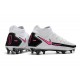 Chaussures Nike Phantom Gt Elite Df Fg Blanc Rose Noir