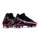 Chaussures Nike Phantom Gt Elite Df Fg Noir Argent Rose