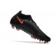 Chaussures Nike Phantom Gt Elite Df Fg Noir Rouge Chili Gris fumee