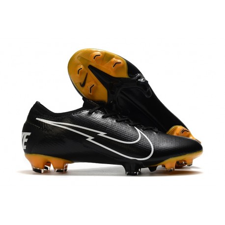 Crampon Nike Mercurial Vapor 13 Elite FG Noir Blanc