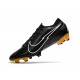 Crampon Nike Mercurial Vapor 13 Elite FG Noir Blanc