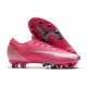 Nike MERCURIAL VAPOR 13 ELITE AG-PRO x Mbappe Rose Blanc Noir