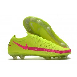 Nike Phantom GT Elite FG Chaussures de Football - Vert Rose