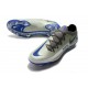 Nike Phantom GT Elite FG Chaussures de Football - Bleu Gris Noir