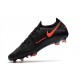 Nike Phantom GT Elite FG Chaussures - Noir Rouge Chili Gris Fumee