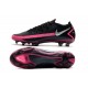 Nike Phantom GT Elite FG Chaussures de Football - Noir Argent Rose