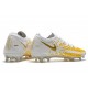 Nike Phantom GT Elite FG Chaussures de Football - Blanc Or