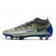 Chaussures Nike Phantom Gt Elite Df Fg Gris Bleu