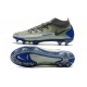 Chaussures Nike Phantom Gt Elite Df Fg Gris Bleu