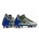 Chaussures Nike Phantom Gt Elite Df Fg Gris Bleu