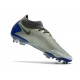 Chaussures Nike Phantom Gt Elite Df Fg Gris Bleu