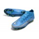 Nike Phantom GT Elite DF FG Homme Bleu Argent