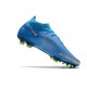 Nike Phantom GT Elite DF FG Homme Bleu Argent