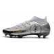 Nike Phantom GT Scorpion Elite DF FG Homme Argent Noir