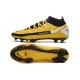 Chaussures Nike Phantom Gt Elite Df Fg Jaune Noir Blanc