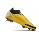 Chaussures Nike Phantom Gt Elite Df Fg Jaune Noir Blanc