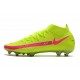 Nike Phantom GT Elite DF FG Homme Vert Rose