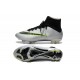 Meilleure Chaussures Nouveau Nike Mercurial Superfly FG Homme Argent Noir